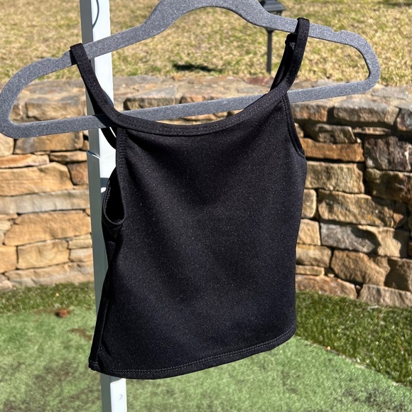 Capezio Girls' Black Camisole Top with Adjustable Straps - Picture 3 of 14